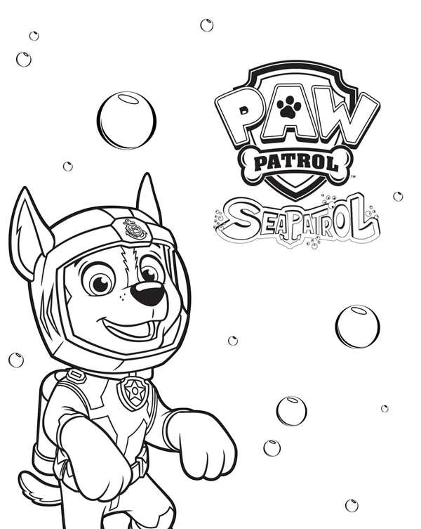 Paw Patrol раскраска Скай
