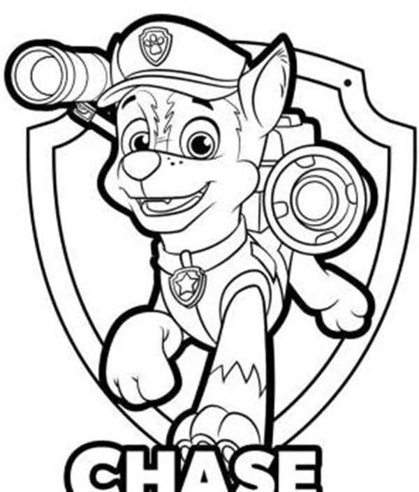 Paw Patrol раскраска