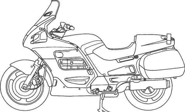 Раскраска мотоцикла Honda CBR 600