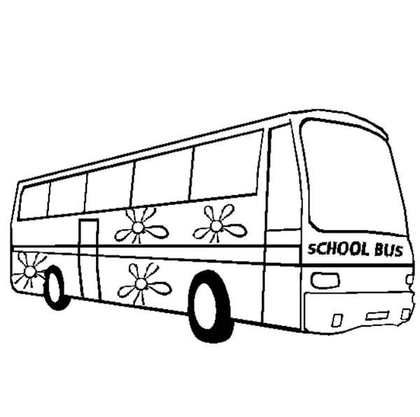 Раскраска автобус ЛИАЗ