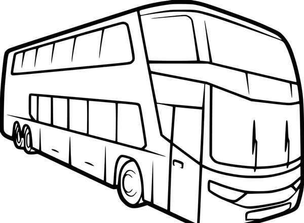 Раскраска автобус