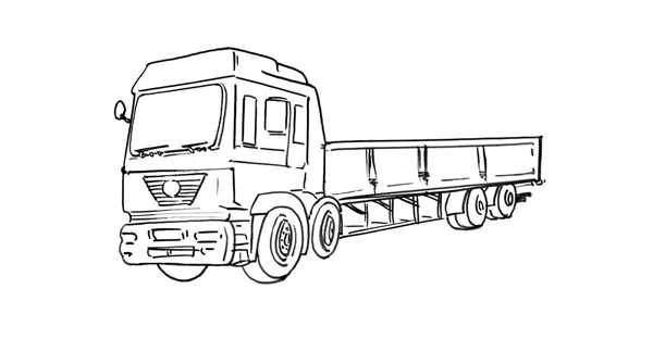 Раскраска фура