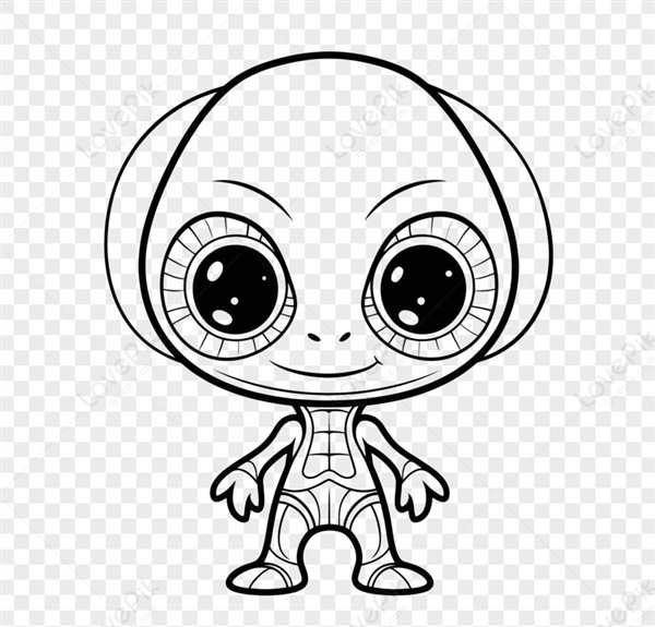 Инопланетянин рисунок