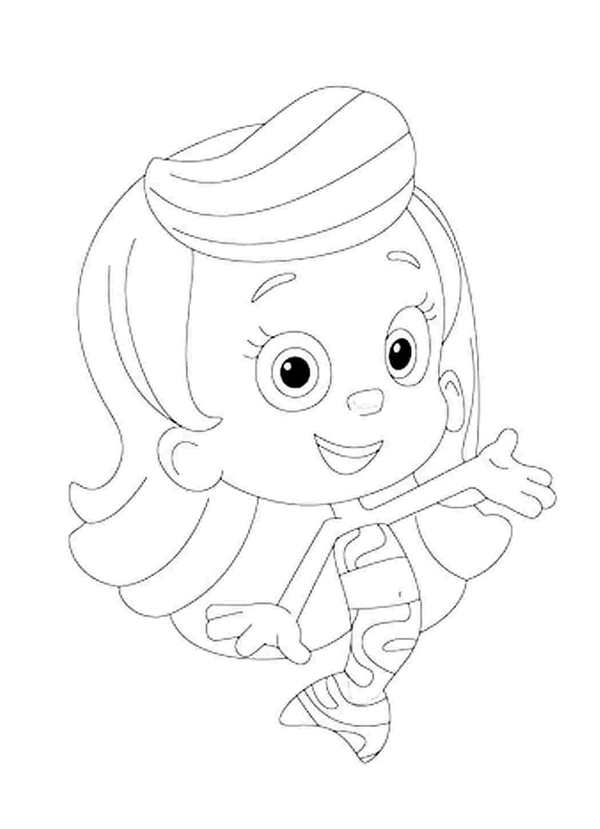 Bubble Guppies раскраска