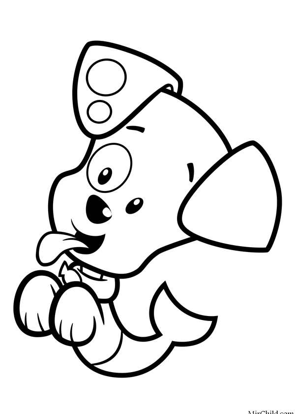 Bubble Guppies раскраска
