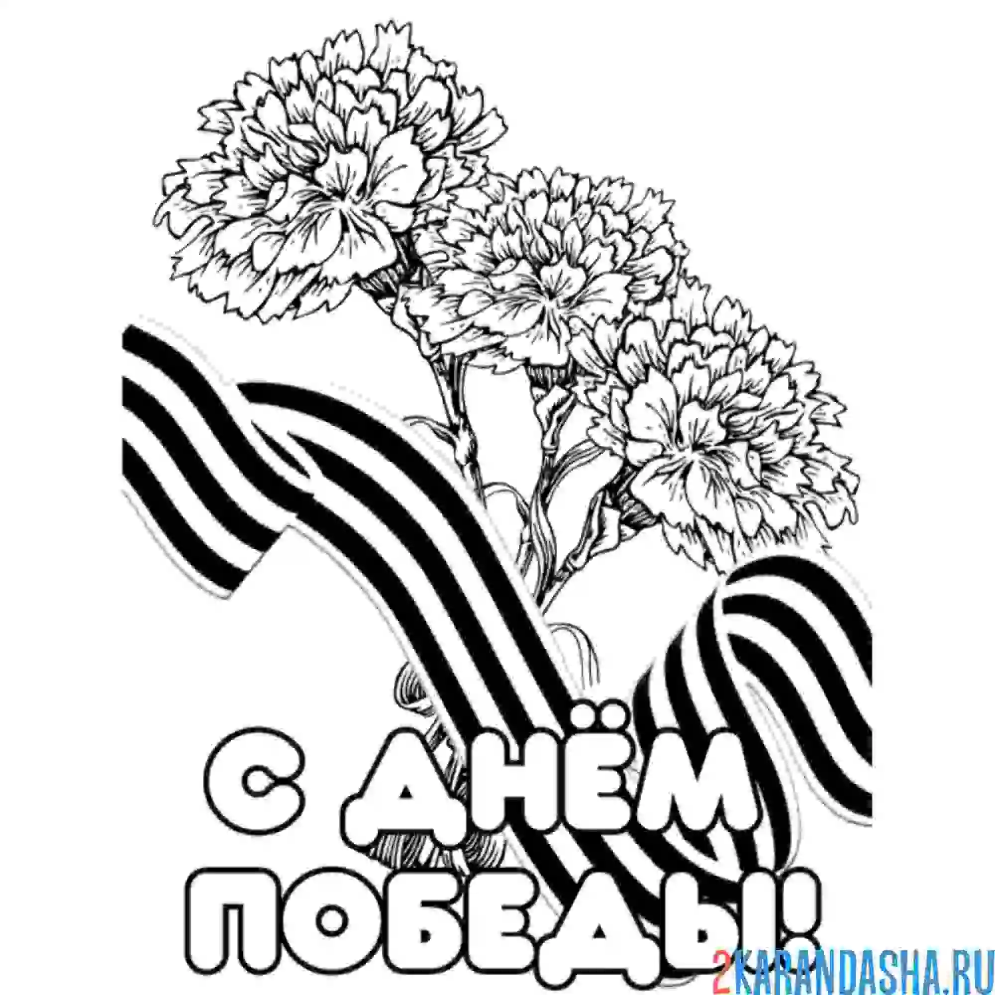 Гвоздики рисунок