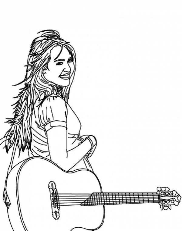 Ханна Монтана рисунок