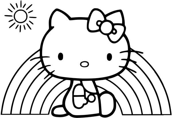 Hello Kitty Black and White