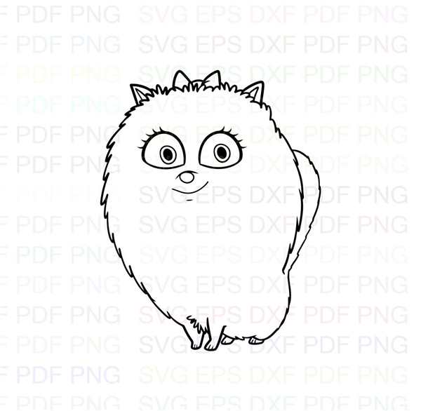 Кошка Хлоя раскраска
