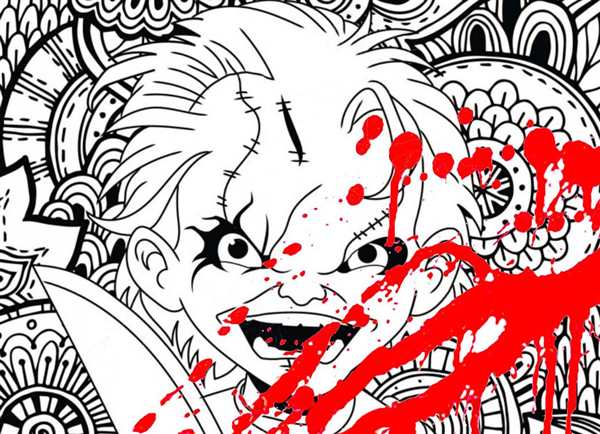 The Beauty of Horror раскраска