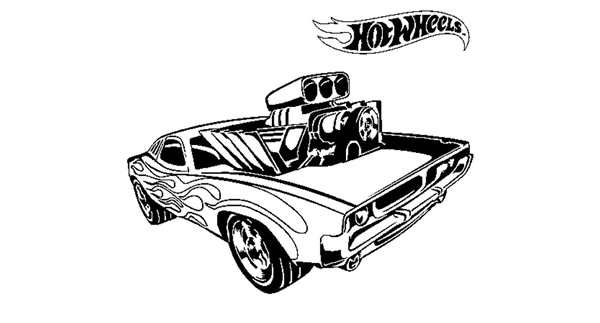 Hot Wheels машинки раскраски
