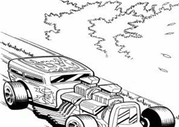 Раскраски машины hot Wheels