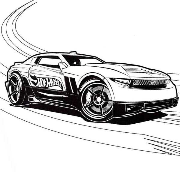 Hot Wheels машинки раскраски