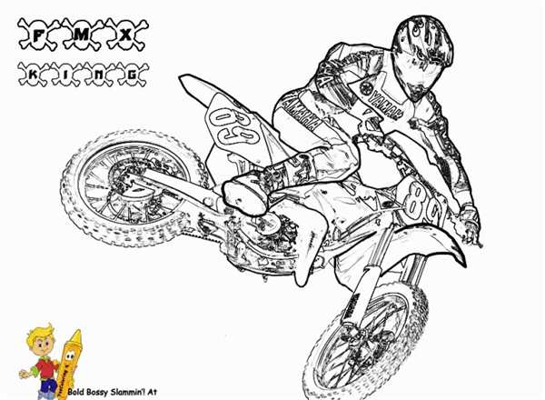 Кроссовый мотоцикл Yamaha чертежи