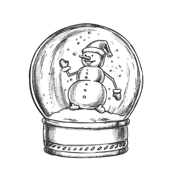 Новогодняя раскраска