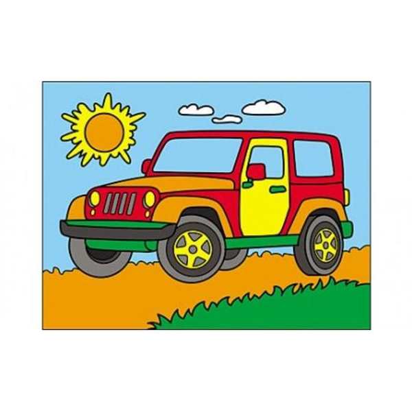 Раскраска Jeep Grand Cherokee