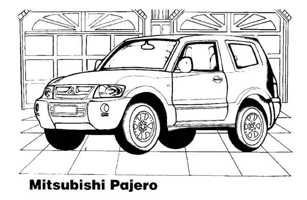 Автомобили (раскраски)