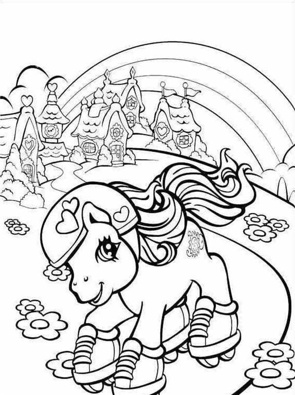 Раскраска my little Pony Флаттершай