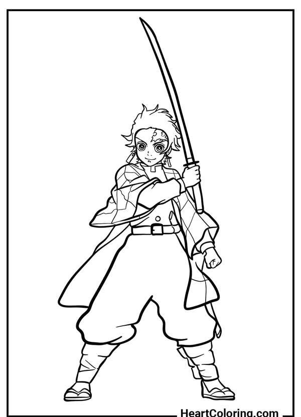 Demon Slayer Гию Томиока