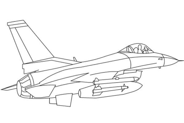Раскраска самолет истребитель Су-24