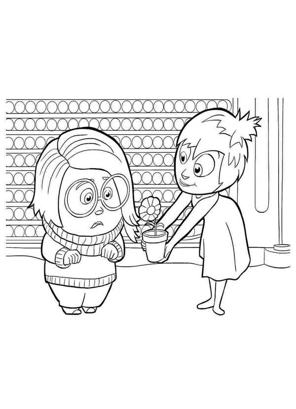Раскраска из Головоломка 2 Печаль