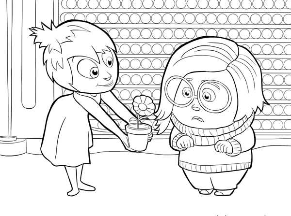 Раскраска из Головоломки 2 Веселые Аventures