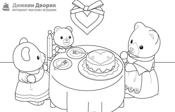 Раскраска Сильваниан Фэмили