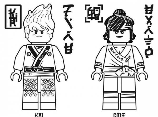 Раскраски LEGO Ninjago