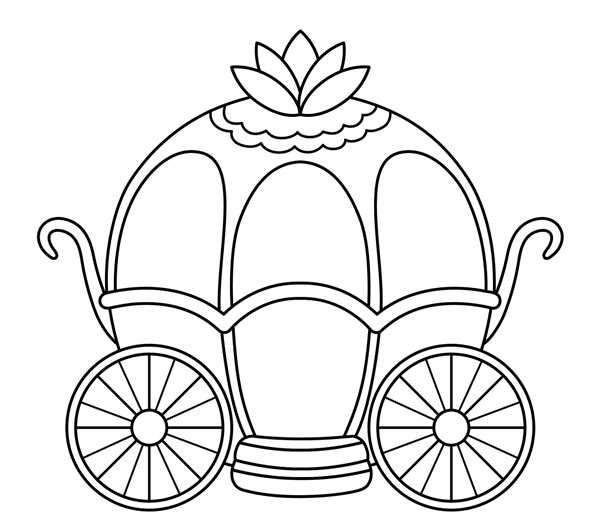 Раскраска. Золушка