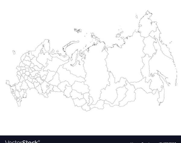 Раскраска Карта России Веселые Азбуки Географии