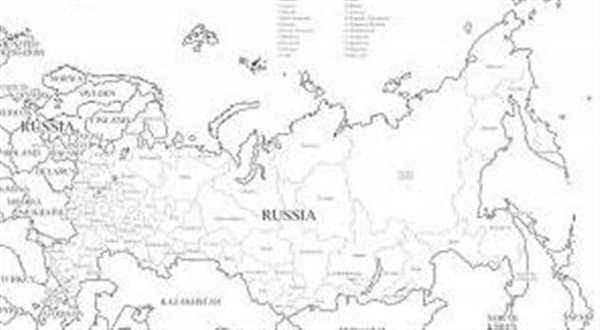 Раскраска Россия
