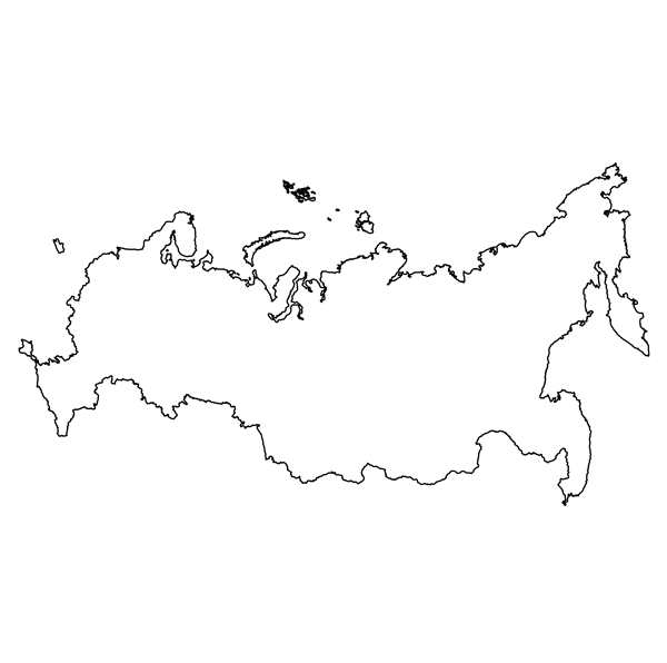Карта Российской империи раскраска