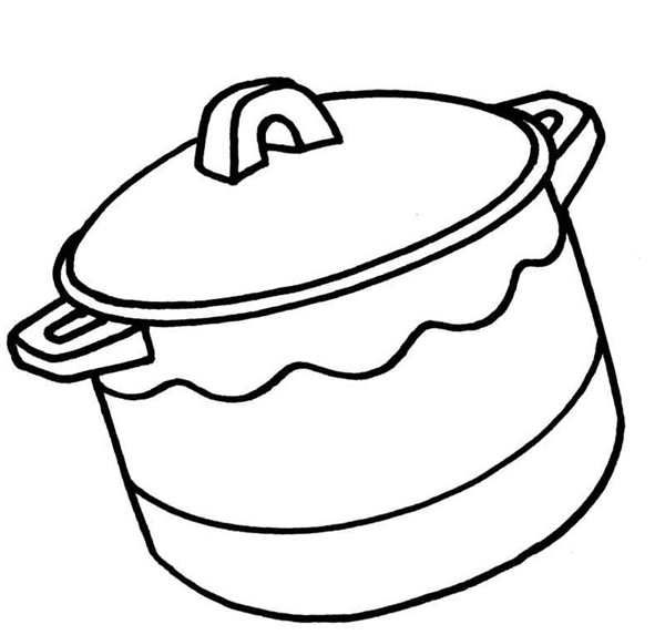 Кастрюля раскраска