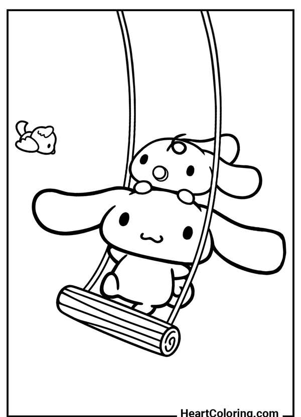 Cinnamoroll раскраска