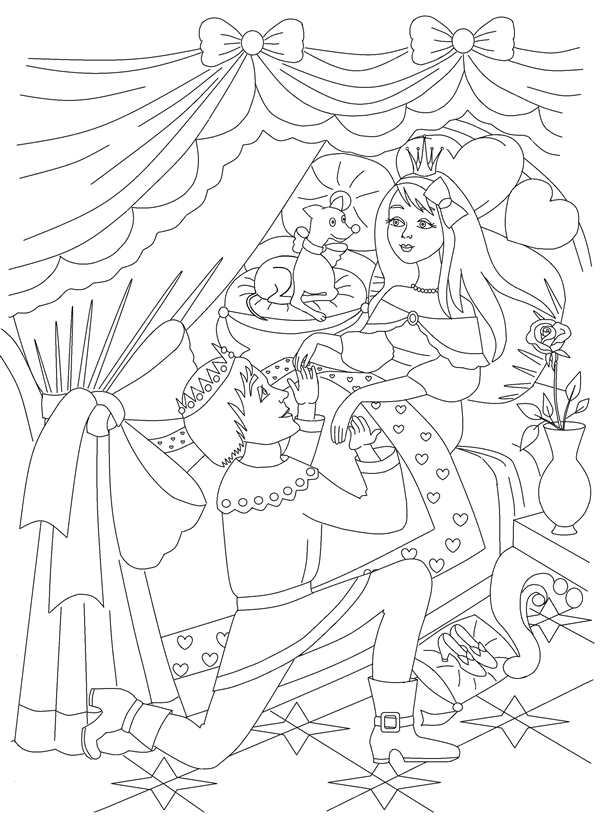 Рисунок к сказке спящая красавица