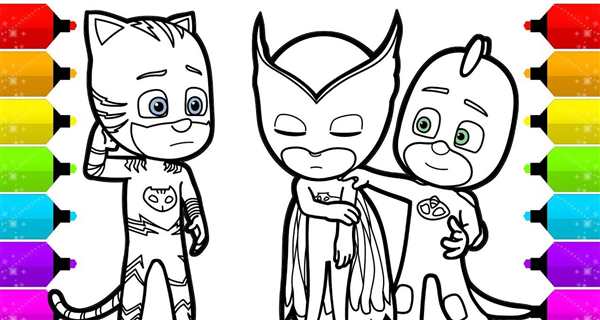 PJ Masks раскраски Гекко
