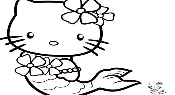 Hello, Kitty! Раскраска