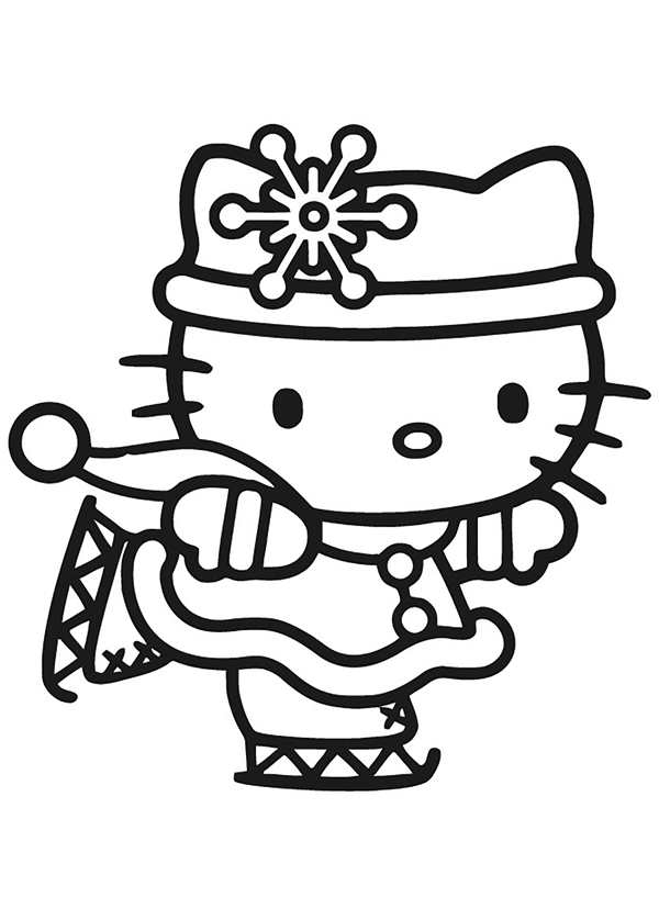 Раскраска Kitty Новый Зонт Приключения Вместе С Лovable Friend