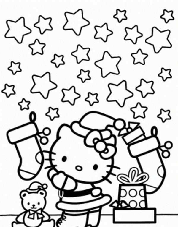 Раскраска Kitty Новый Зонт Приключения Вместе С Лovable Friend