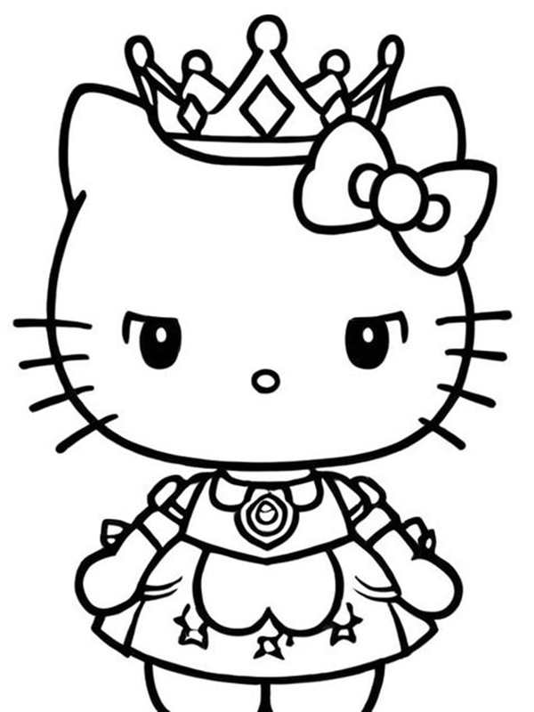 Раскраска Kitty в мире балета
