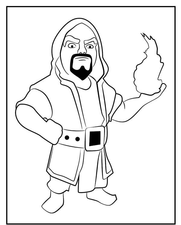 Раскраска Clash Royale