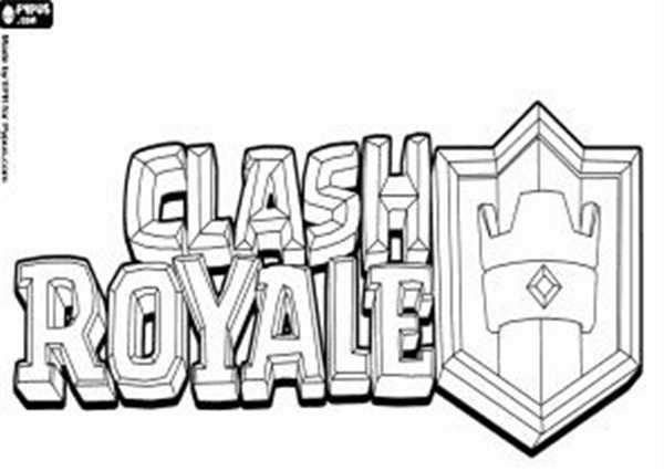Раскраска Clash Royale