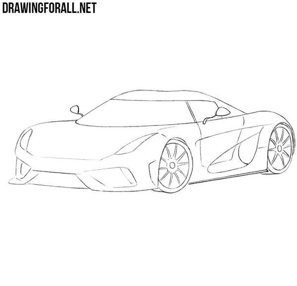 Раскраски Koenigsegg Agera