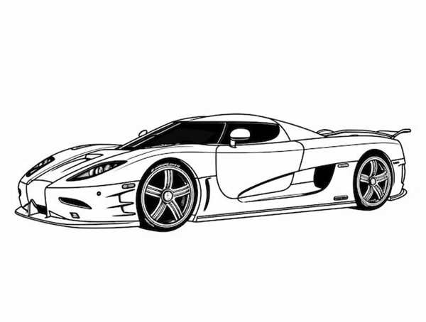 Раскраски Koenigsegg Agera