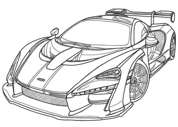 Раскраска Кoenigsegg Создай Машину