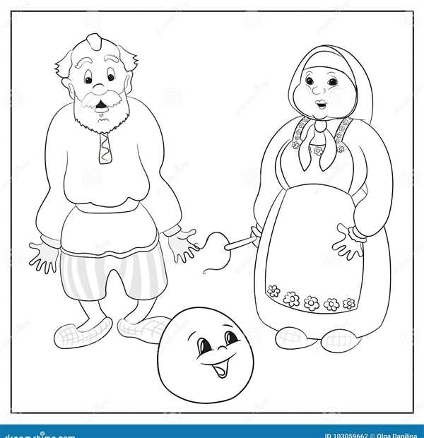 Колобок раскраска для детей