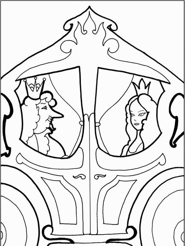 Король и Королева раскраска