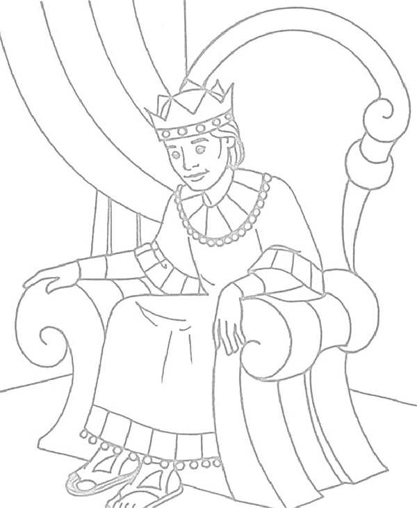 Король раскраска