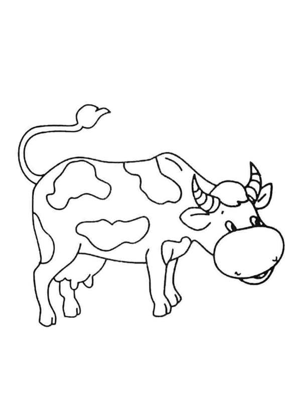 Корова рисунок