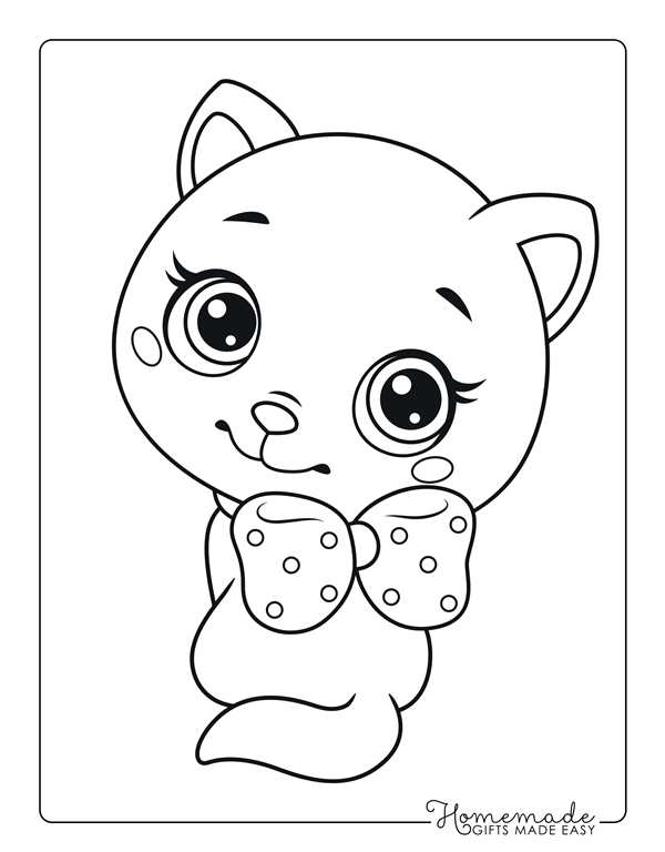 Кошки. Раскраска